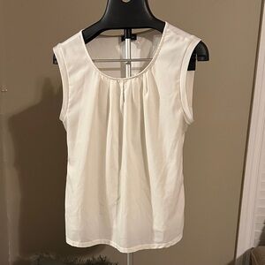 The Limited Cream Sleeveless Blouse
